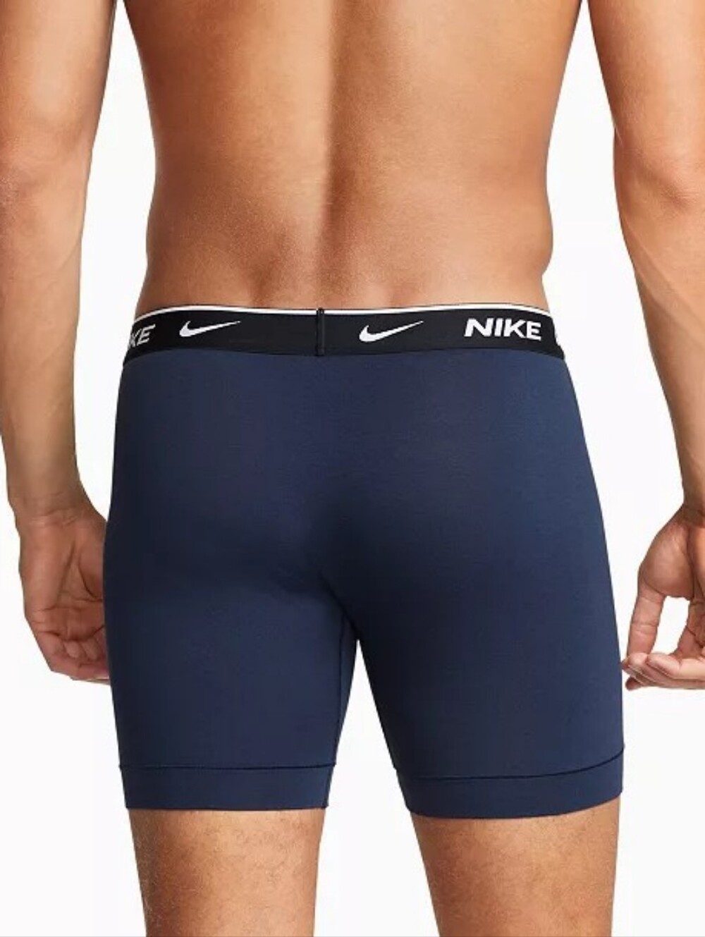 NWT Nike Boxer Briefs 3-Pack - Black with Green, Orange, Blue Accents - Picture 2 of 3